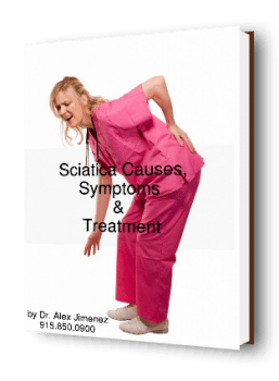 blog picture of nurse grabbing lower back with possible sciatica blog picture of nurse grabbing lower back with possible sciatica