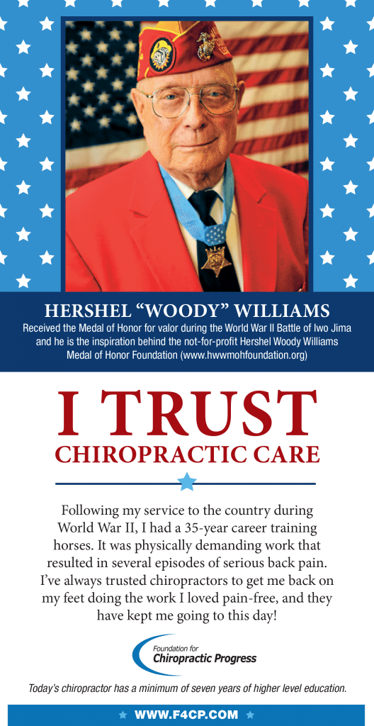 blog picture of WWII veteran and his trust of chiropractic care