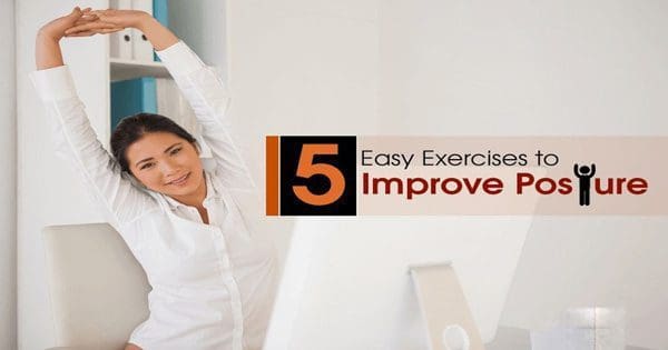 blog picture of lady stretching out for better posture
