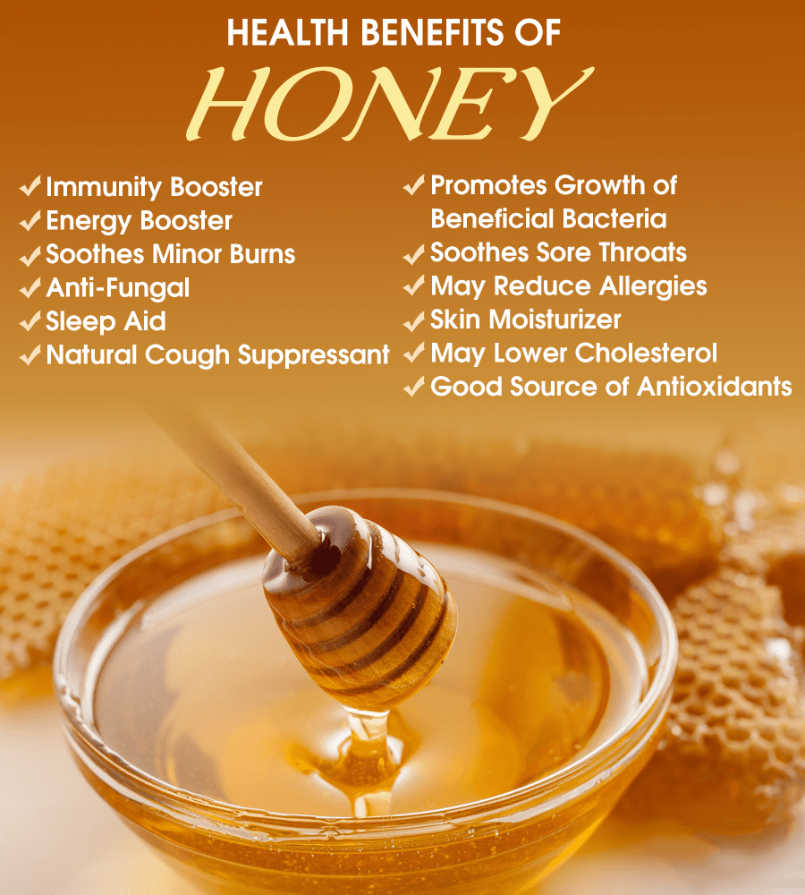 blog picture of honey with its benefits