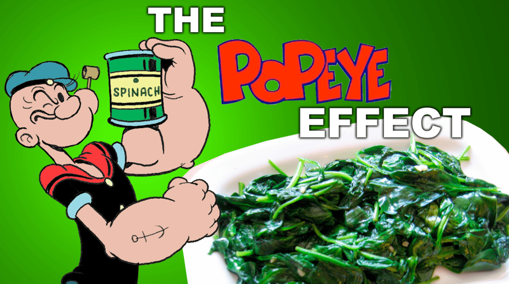 blog picture of spinach and popeye