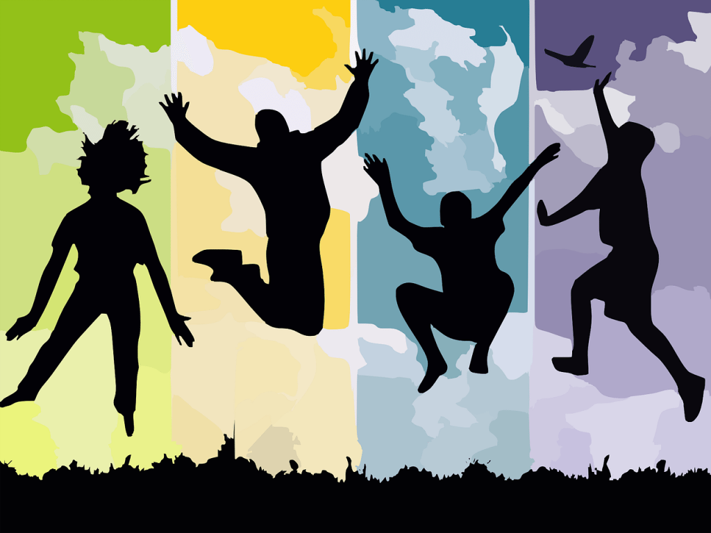 blog illustration of people jumping and celebrating