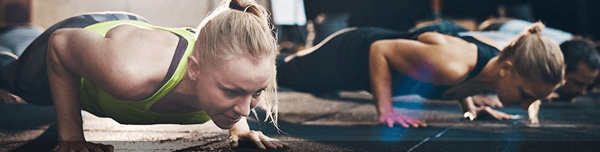 blog picture of lady doing pushups