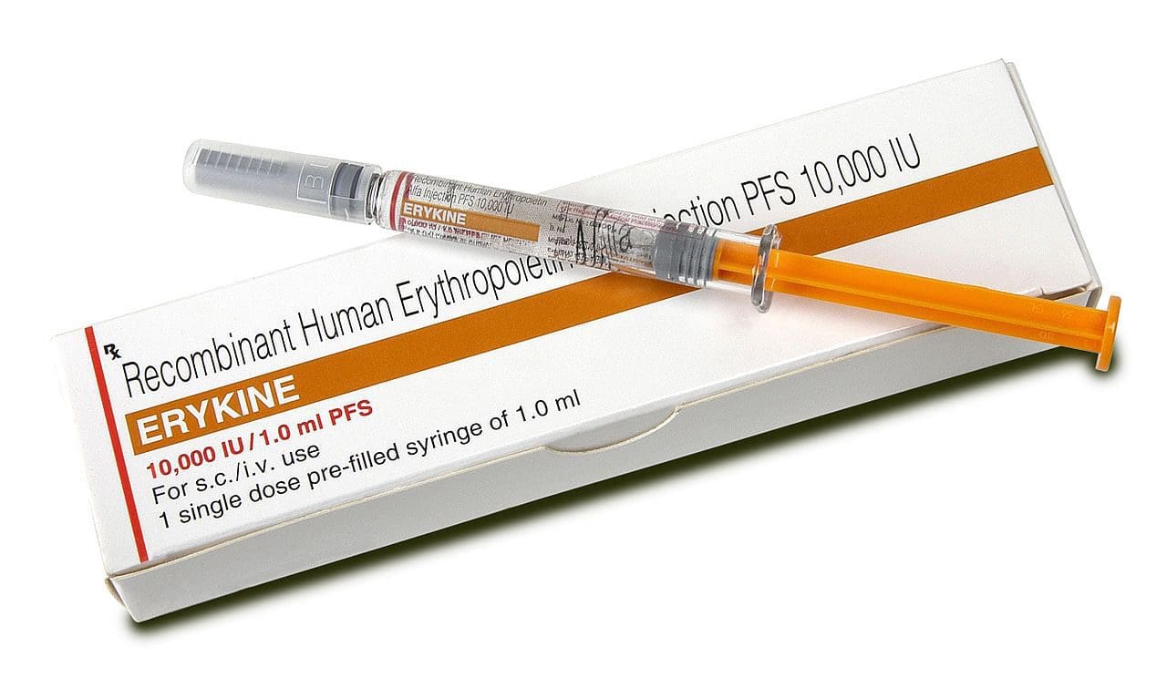 ergogenic Erythropoetin syringe