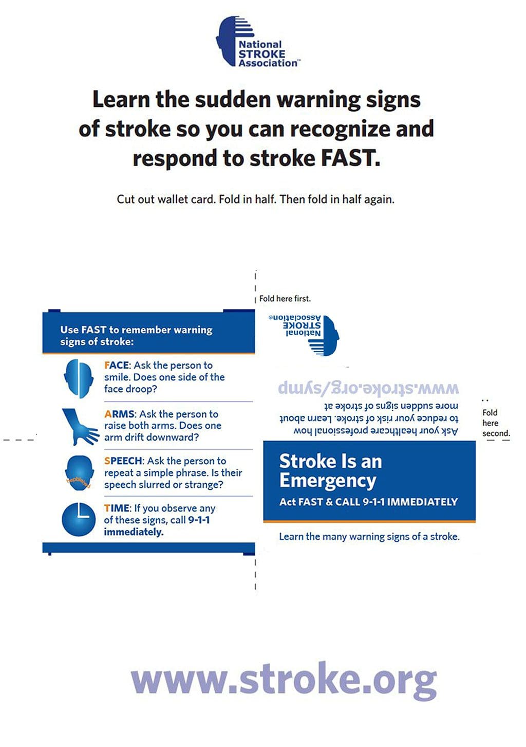 stroke signs fast response el paso tx.